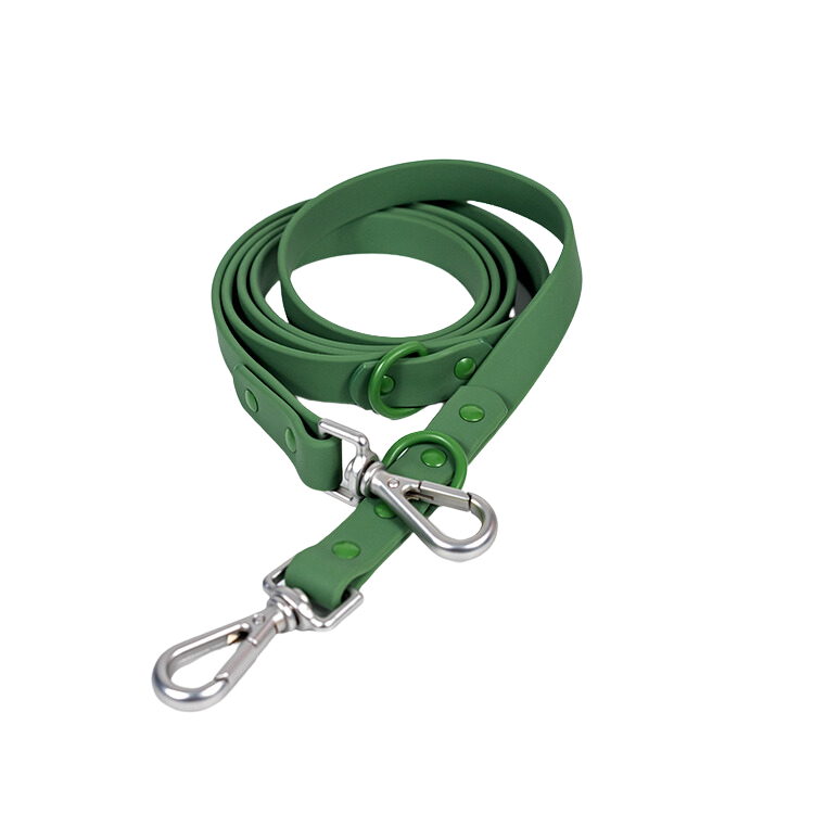 Waterproof Dog Lead - Forest Green-Kubashii