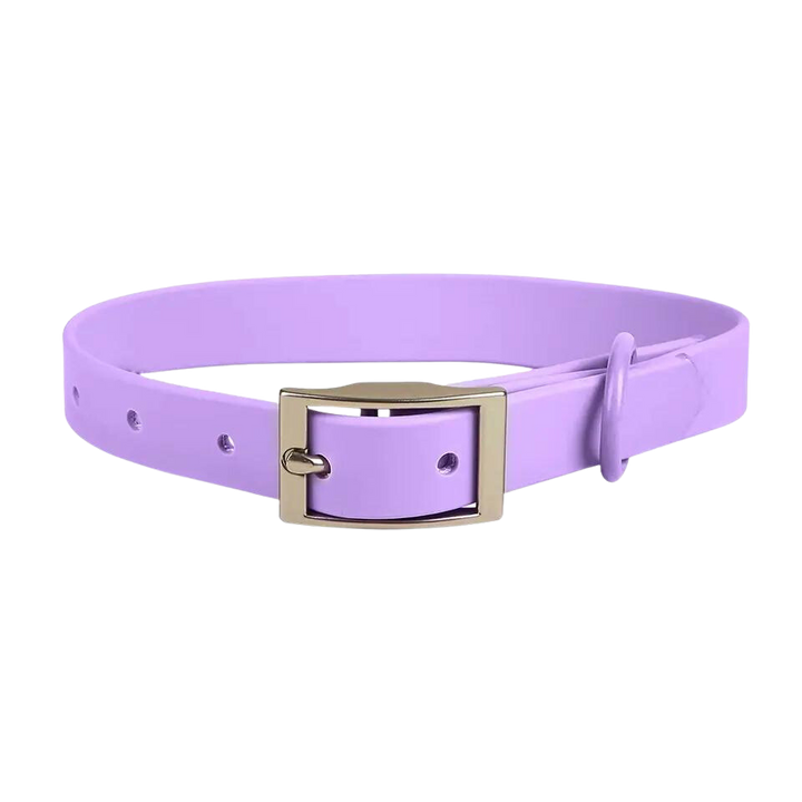 Waterproof Dog Collar - Lilac - Kubashii