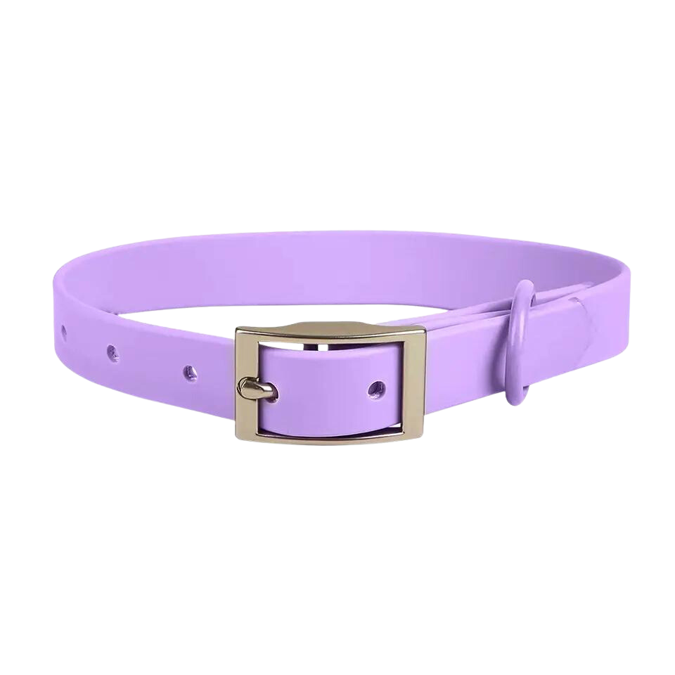 Waterproof Dog Collar - Blush - Kubashii