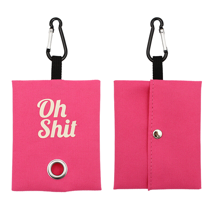 Oh Sh*t Poop Bag Holder - Tangerine - Kubashii