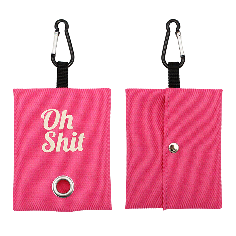 Oh Sh*t Poop Bag Holder - Bright Pink-Kubashii