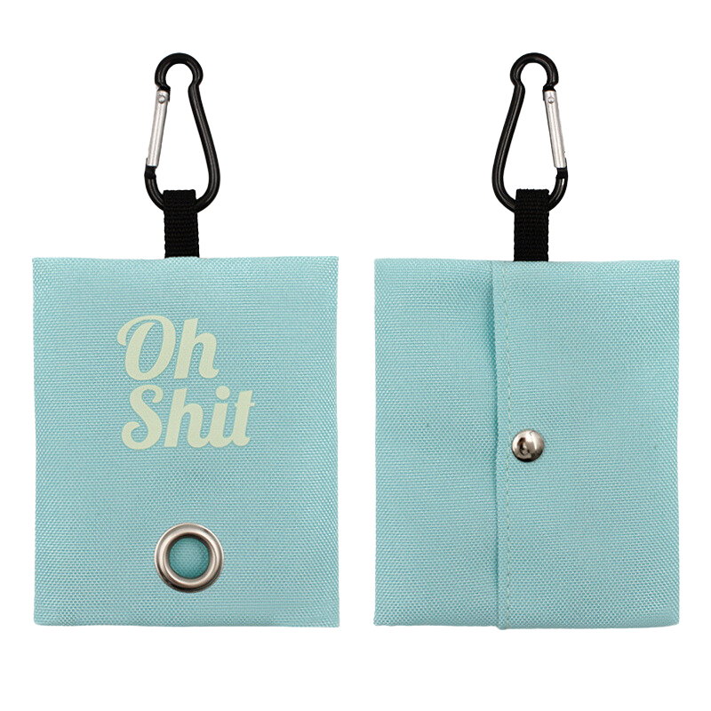 Oh Sh*t Poop Bag Holder - Tangerine - Kubashii