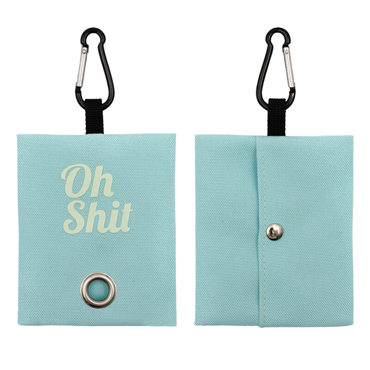 Oh Sh*t Poop Bag Holder - Tangerine - Kubashii