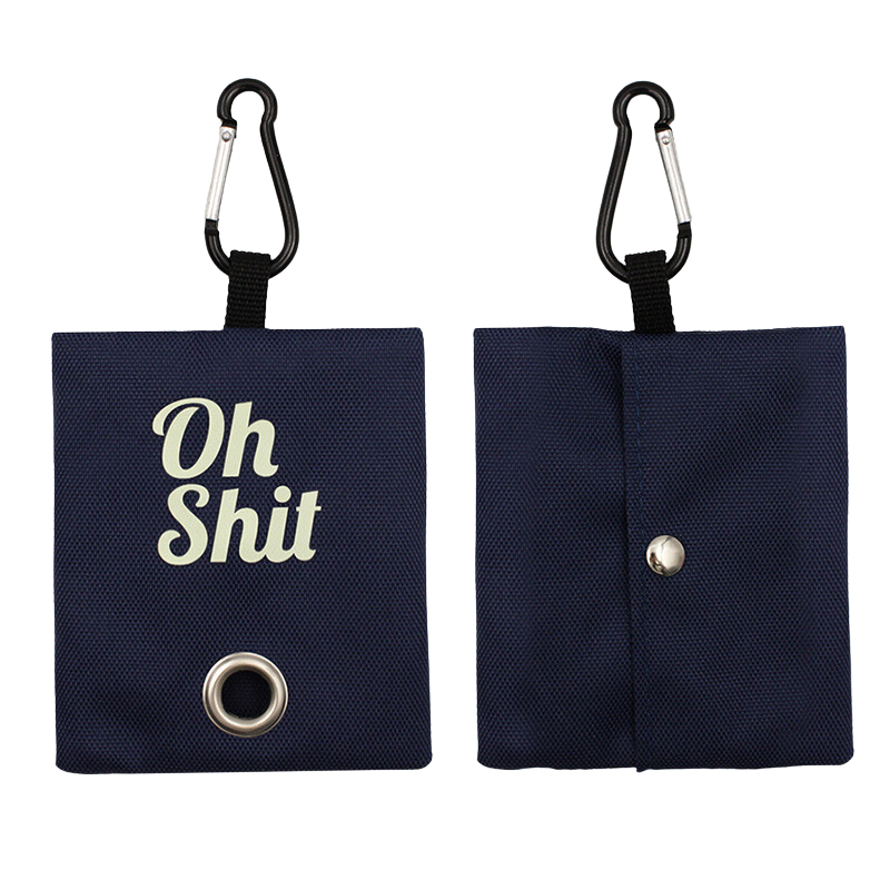 Oh Sh*t Poop Bag Holder - Bright Pink - Kubashii