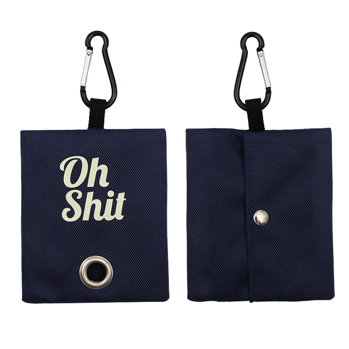 Oh Sh*t Poop Bag Holder - Pastel Pink - Kubashii