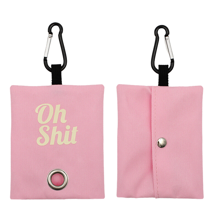 Oh Sh*t Poop Bag Holder - Tangerine - Kubashii