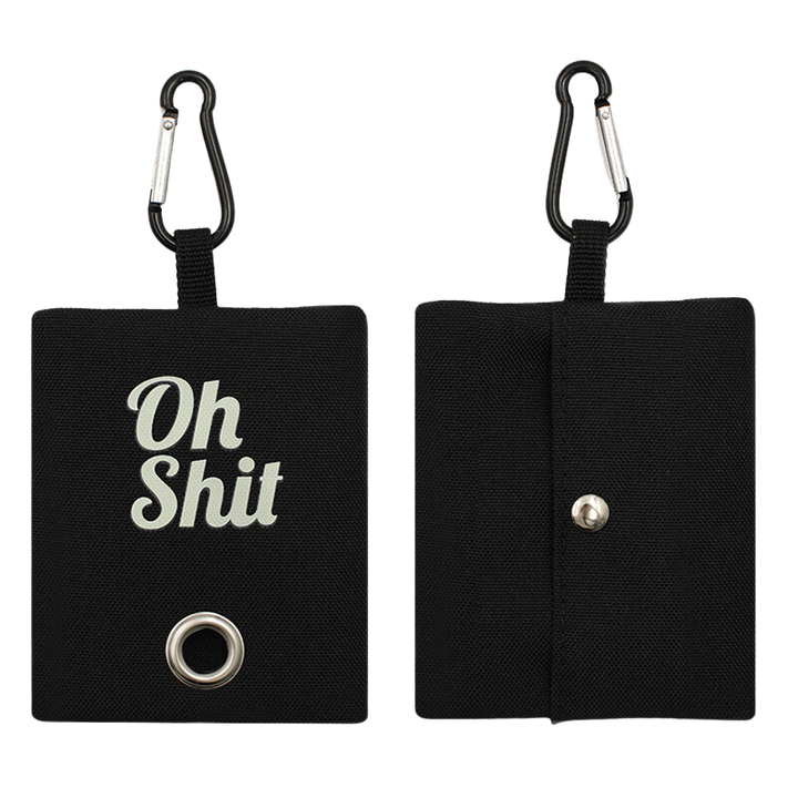 Oh Sh*t Poop Bag Holder - Black - Kubashii