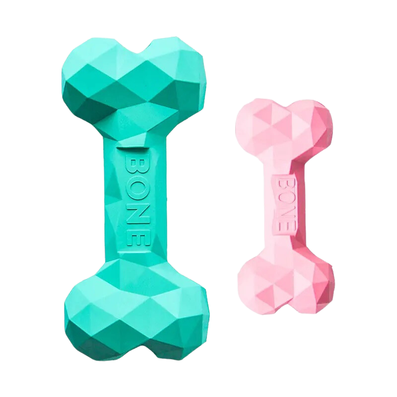 Natural Rubber Chew Bone - Aqua-Kubashii