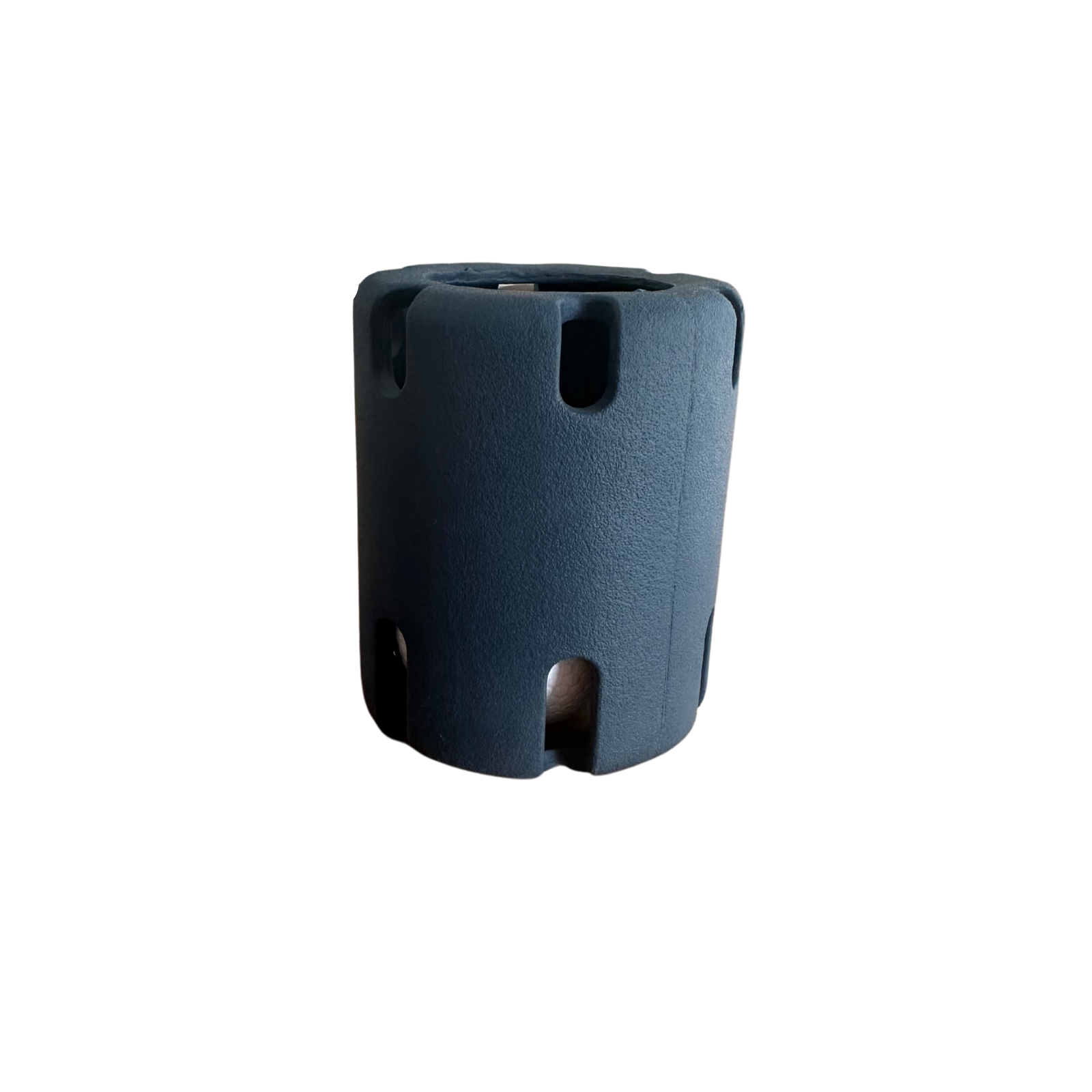 Interactive Barrel Toy - Steel Blue-Kubashii