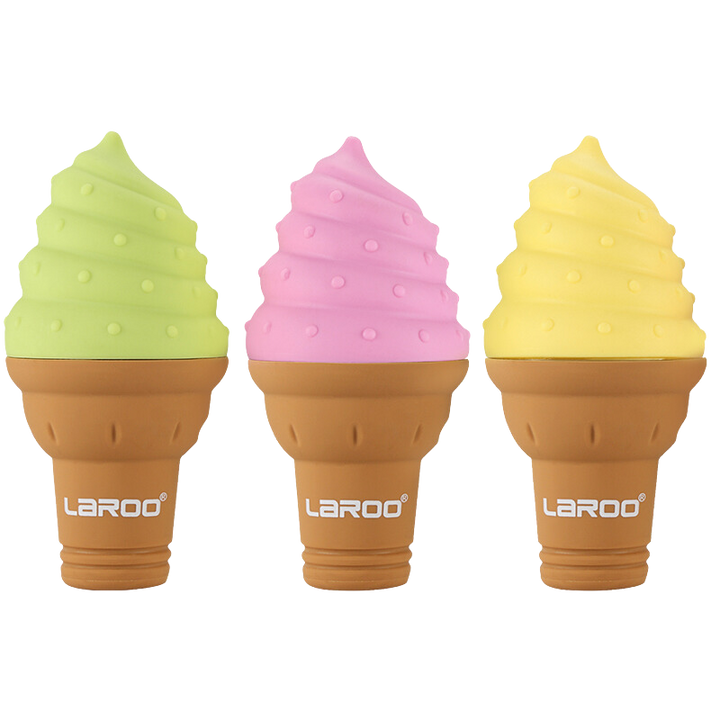 Ice Cream Cone Cooling Toy - Yellow - Kubashii