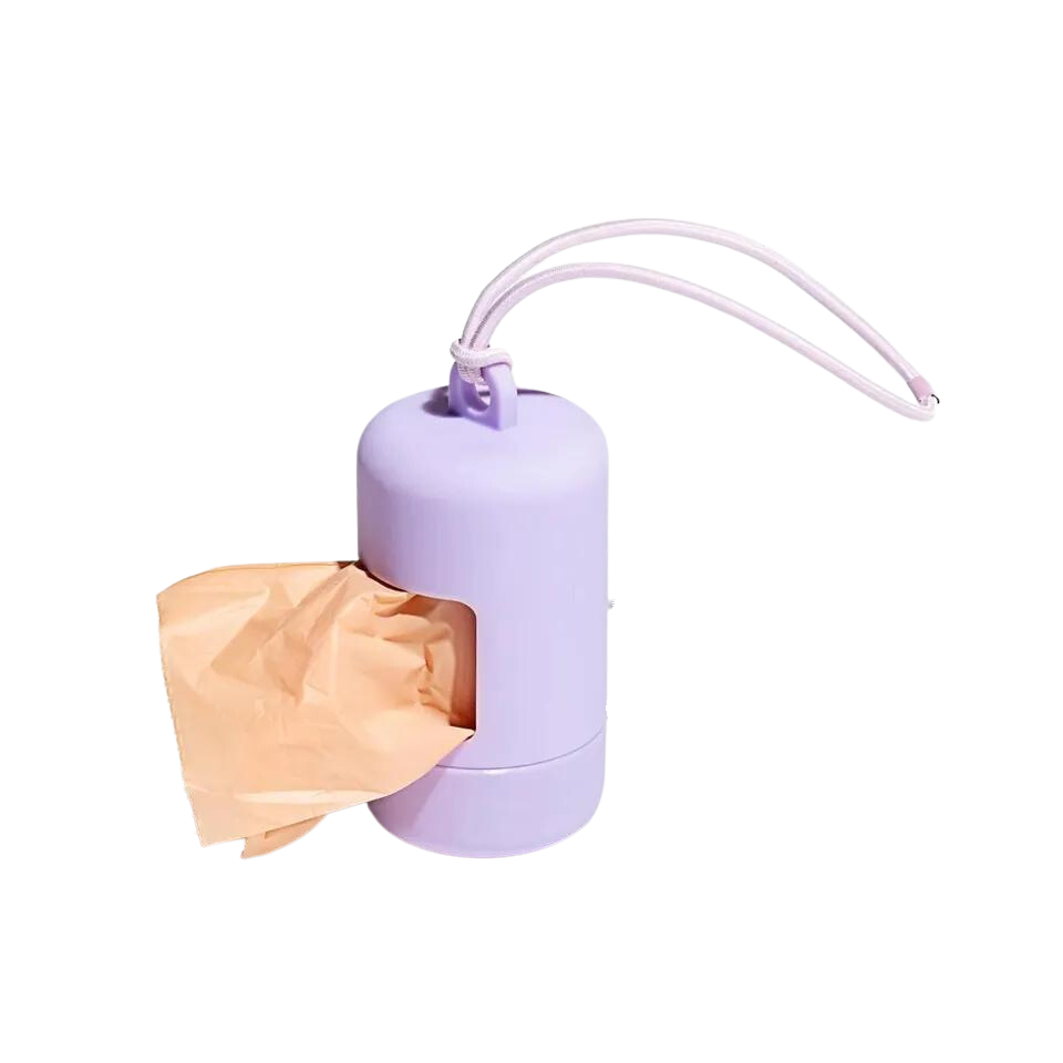 Waterproof Poop Bag Holder - Blush - Kubashii