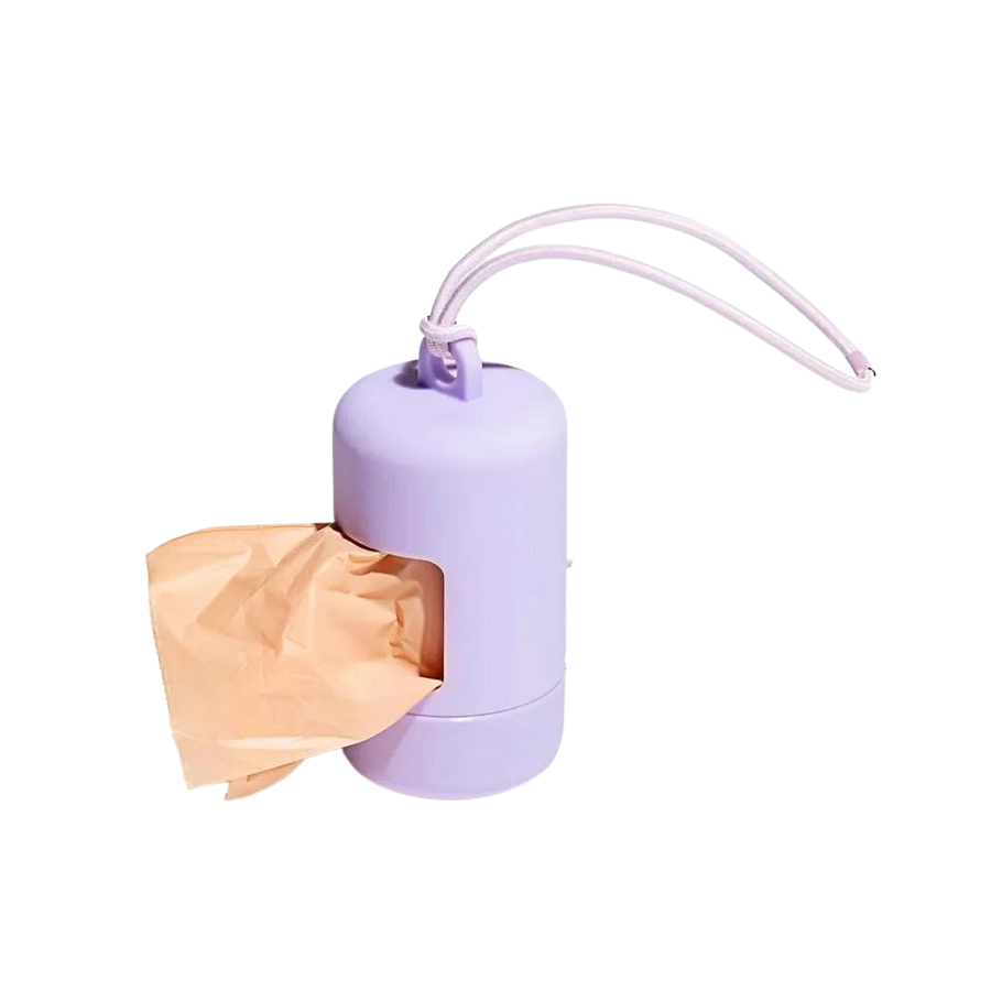 Waterproof Poop Bag Holder - Lilac - Kubashii