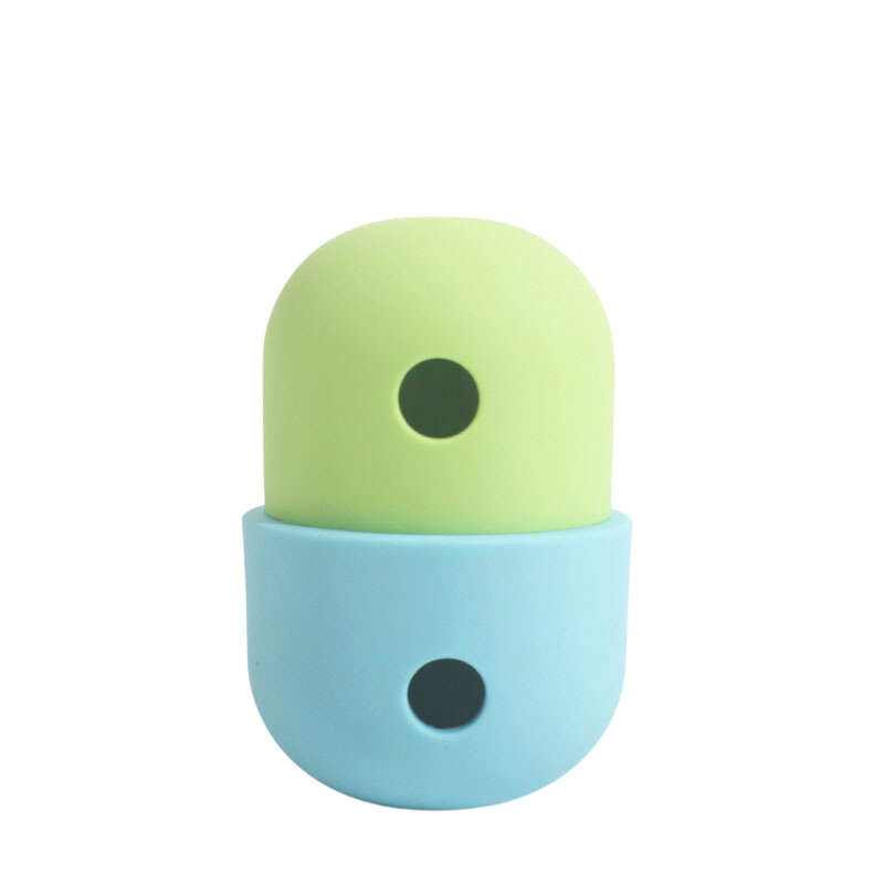 Interactive Treat Dispenser - Light Green and Blue - Kubashii